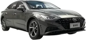 Simulation Car Model 1：18 for Beijing Hyundai Ten Generation Sonata Alloy Car Model Static Ornament Souvenir Collection Mini Vehicles Toys