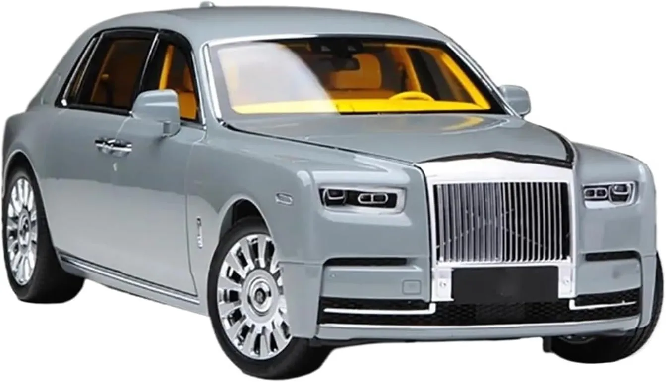 Simulation Car Model 1:18 for Rolls-Royce Phantom 8 VIII Diecasts Alloy Car Model Static Finished Ornaments Mini Vehicles Toys