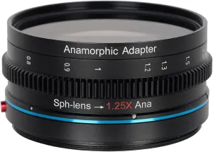 SIRUI 1.25x T2.9 Anamorphic Adapter for Venus Series Lenses with Front Single Focus