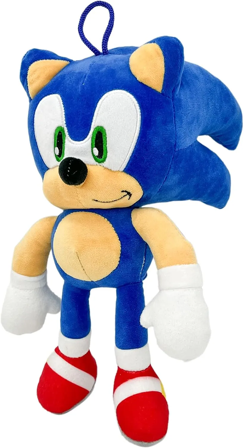 Sonic Plush Doll,The Hedgehog 2 The Movie Plush,Knuckles Sonic Plush Toy, Shadow Stuffed Animals Plush Pillow, Gift for Kids