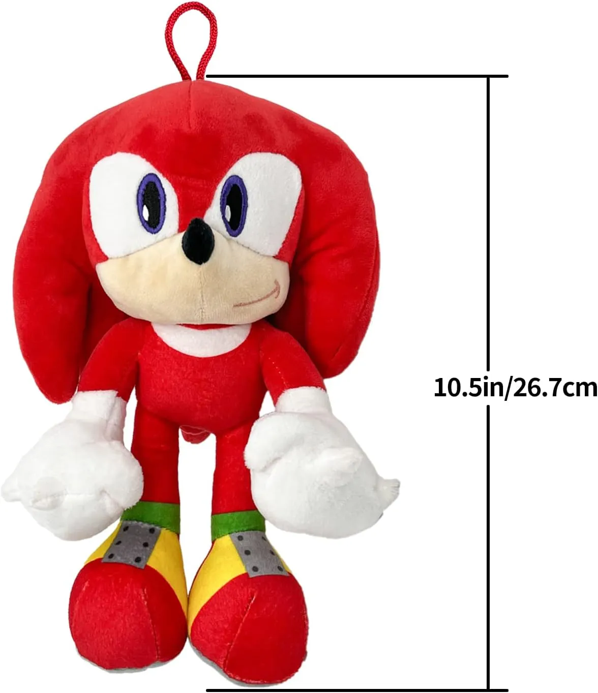 Sonic Plush Doll,The Hedgehog 2 The Movie Plush,Knuckles Sonic Plush Toy,Shadow Stuffed Animals Plush Pillow,Gift for Kids (Knuckles)
