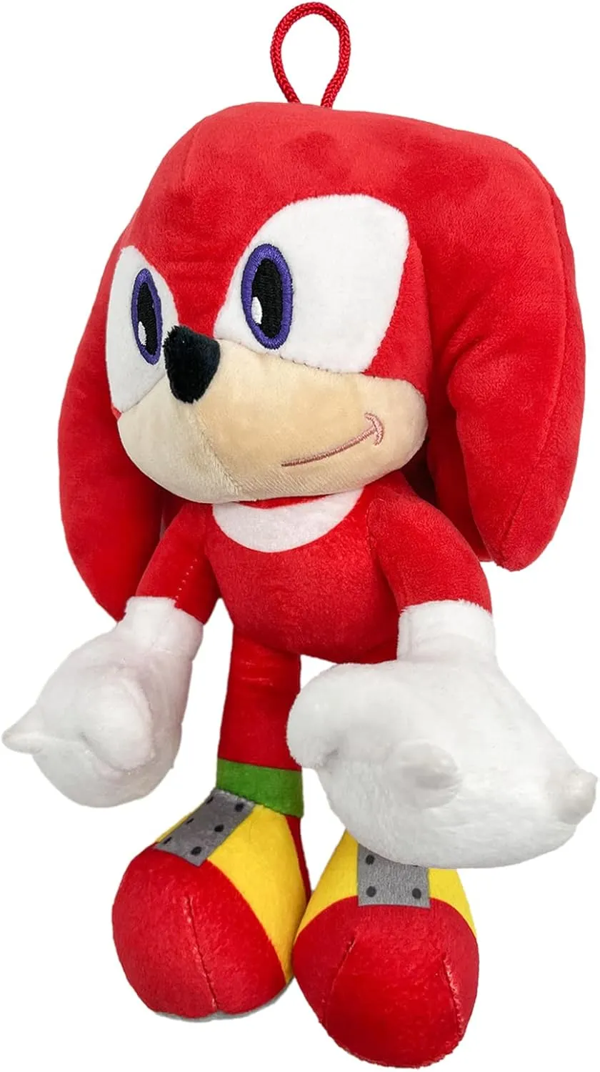 Sonic Plush Doll,The Hedgehog 2 The Movie Plush,Knuckles Sonic Plush Toy,Shadow Stuffed Animals Plush Pillow,Gift for Kids (Knuckles)