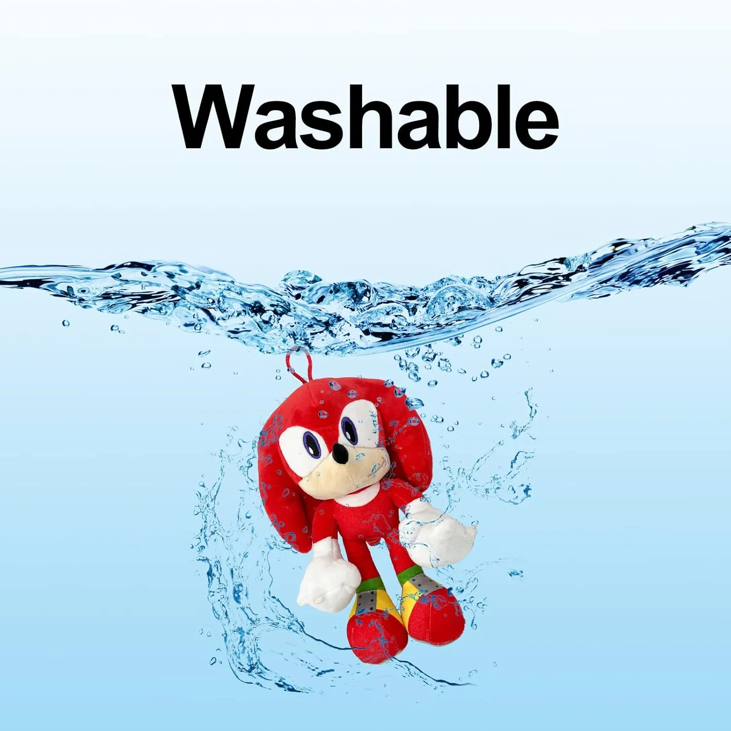 Sonic Plush Doll,The Hedgehog 2 The Movie Plush,Knuckles Sonic Plush Toy,Shadow Stuffed Animals Plush Pillow,Gift for Kids (Knuckles)