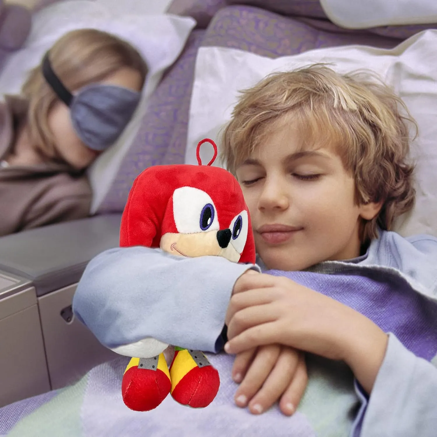 Sonic Plush Doll,The Hedgehog 2 The Movie Plush,Knuckles Sonic Plush Toy,Shadow Stuffed Animals Plush Pillow,Gift for Kids (Knuckles)