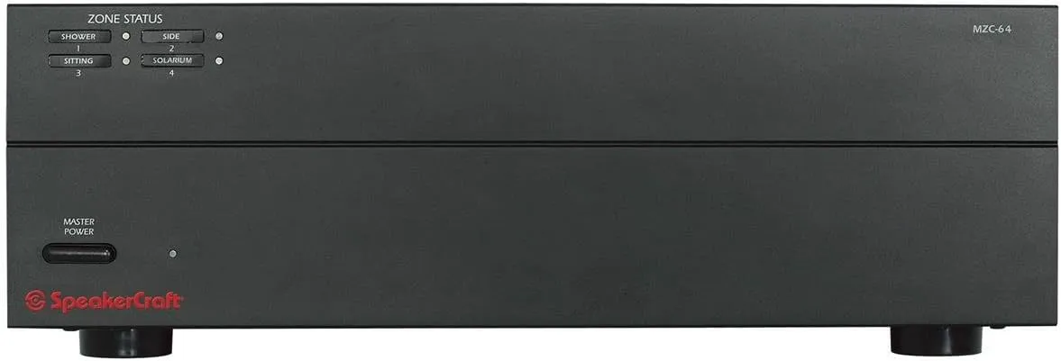 Speakercraft MZC-64 Multi-Zone Audio/Video Amplifier Controller - Shelf Top