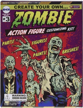 Spherewerx Create Your Own Zombie Action Figure Customizing Kit