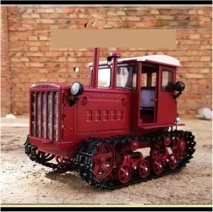 Sports car Metal Model 1:12 Scale for Engineering Agriculture 54 Tracked Tractor Model Alloy Classic Decoration Toy Adult Souvenir for Home Décor