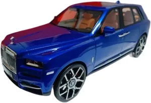 Sports car Metal Model 1/18 Scale for Cullinan Blue Resin Sports Car Model Adult Souvenir Classic Static Display Collectible Toy for Home Décor