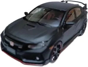 Sports car Metal Model 1/43 Scale for Civic Type R 2017 Alloy Model Car Adult Souvenir Classic Static Display Collectible for Home Décor