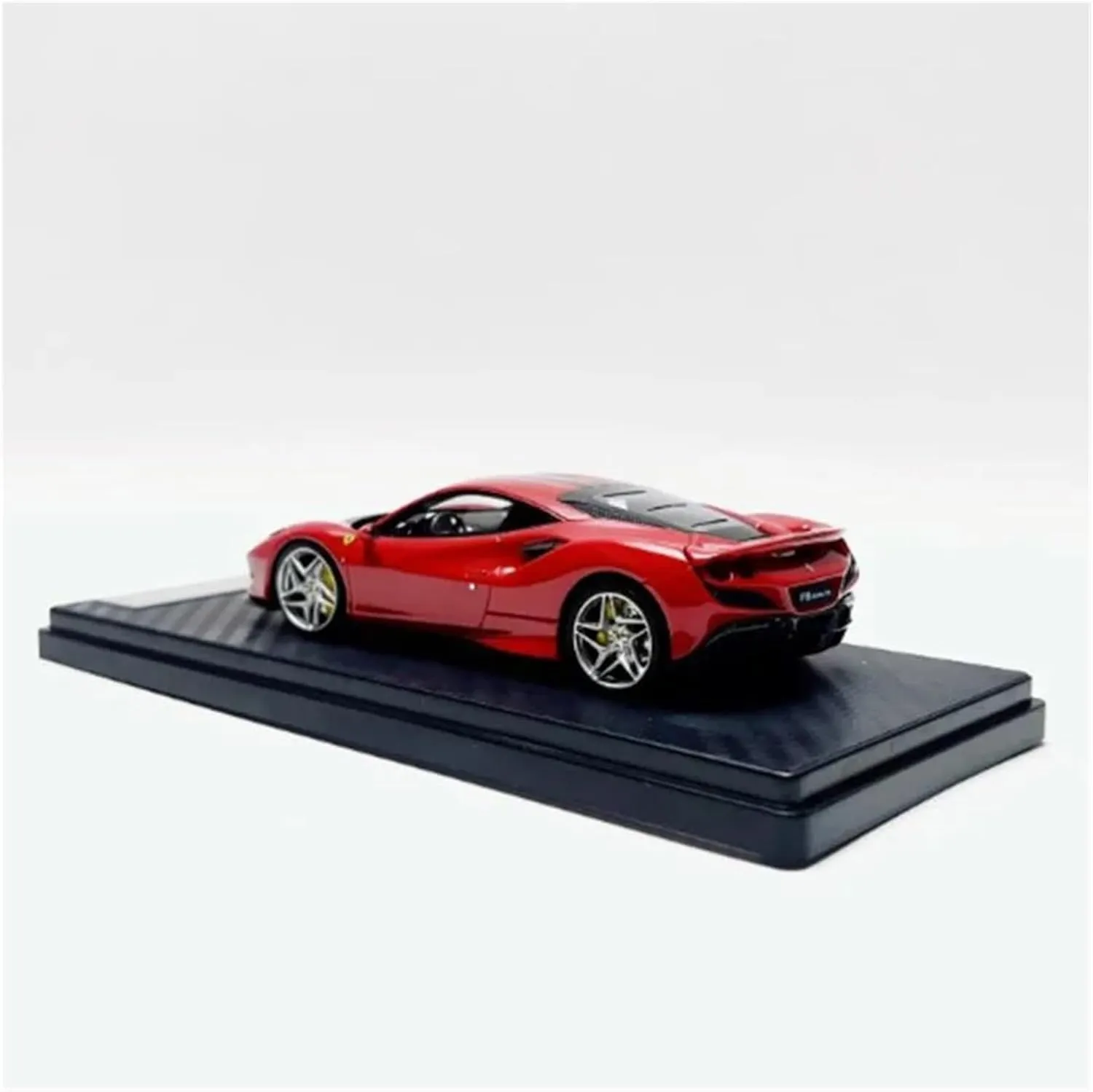 Sports car Metal Model 1/43 Scale for F8 Tributo Resin Classic Adult Souvenir Static Model Car Decoration Hobbies for Home Décor(Red Style 1)