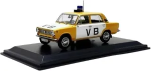 Sports car Metal Model 1/43 Scale for Lada 1300 VB Police Model Alloy Car Static Display Collection Classic Adult Souvenir for Home Décor