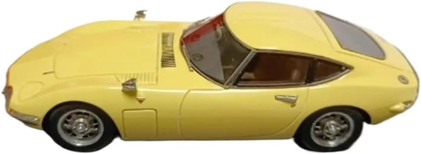 Sports car Metal Model 1/43 Scale for Two-Door Hardtop Classic Coupe Resin Model 2000GT Adult Souvenir Static Display Collectible for Home Décor