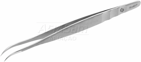 Staleks Pro Professional Eyelash Tweezers Expert 40 Type 7 – Curved – Volume & Classic Lash Extensions – Stainless Steel – Anti-Fatigue Design