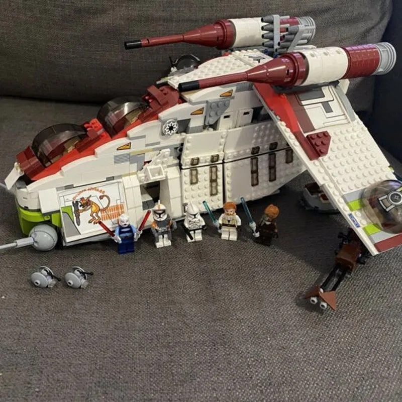 Star Wars MOC The Republic Cruiser Gunship Bricks Toys EU