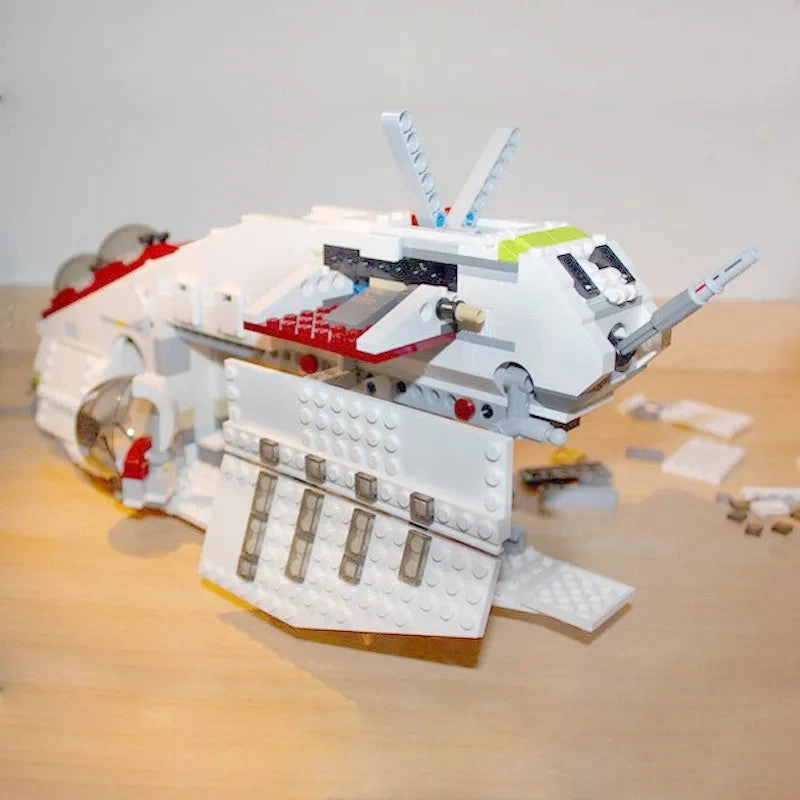 Star Wars MOC The Republic Cruiser Gunship Bricks Toys EU