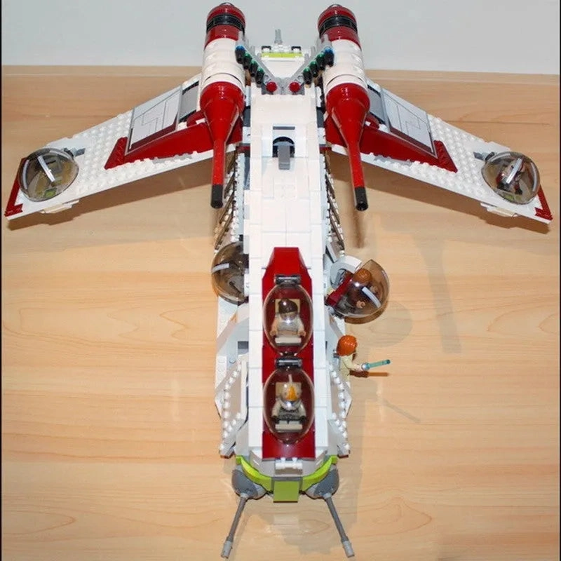 Star Wars MOC The Republic Cruiser Gunship Bricks Toys EU