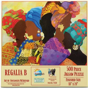 SUNSOUT INC - Regalia B - 500 pc Jigsaw Puzzle by Artist: Gwendolyn McShepard - Finished Size 18" x 24" Americana - MPN# 71430