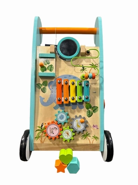 Teamson Kids Play Lab Wooden Baby Walker And Activity Station