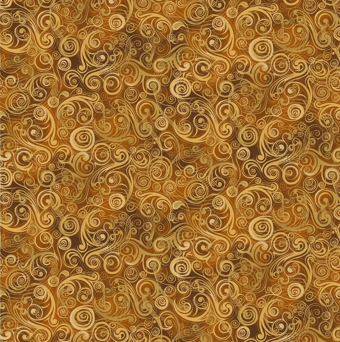 Timeless Treasures Sonata Swirls On Music Notes, Fabric by The Yard (Brown)