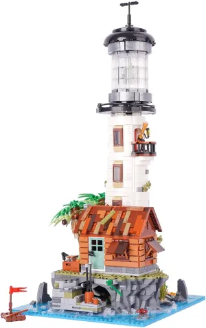 Toy Building Set, Lighthouse Model Kit, Creative Sea View Construction Mini Building Block, Hobbies Christmas Birthday Gift for Kids Boys Girls 8  2340 PCS