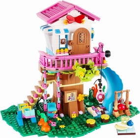 Tree House Building Toy - 660Pcs Treehouse Building Set - STEM Friendship with Swing Animals Flowers Seesaw Forest House for 6 7 8 9 10  Kids Girls Boys Birthday Gift