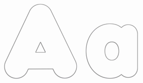 Trend Enterprises White 4" Casual Uppercase/Lowercase Combo Pack Ready Letters®
