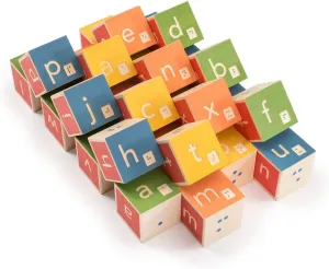Uncle Goose Braille ABC Blocks - Made in The USA