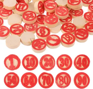 Vaguelly Number Chess Pieces Replacement Set Packs of Wooden Chess Pieces for Game