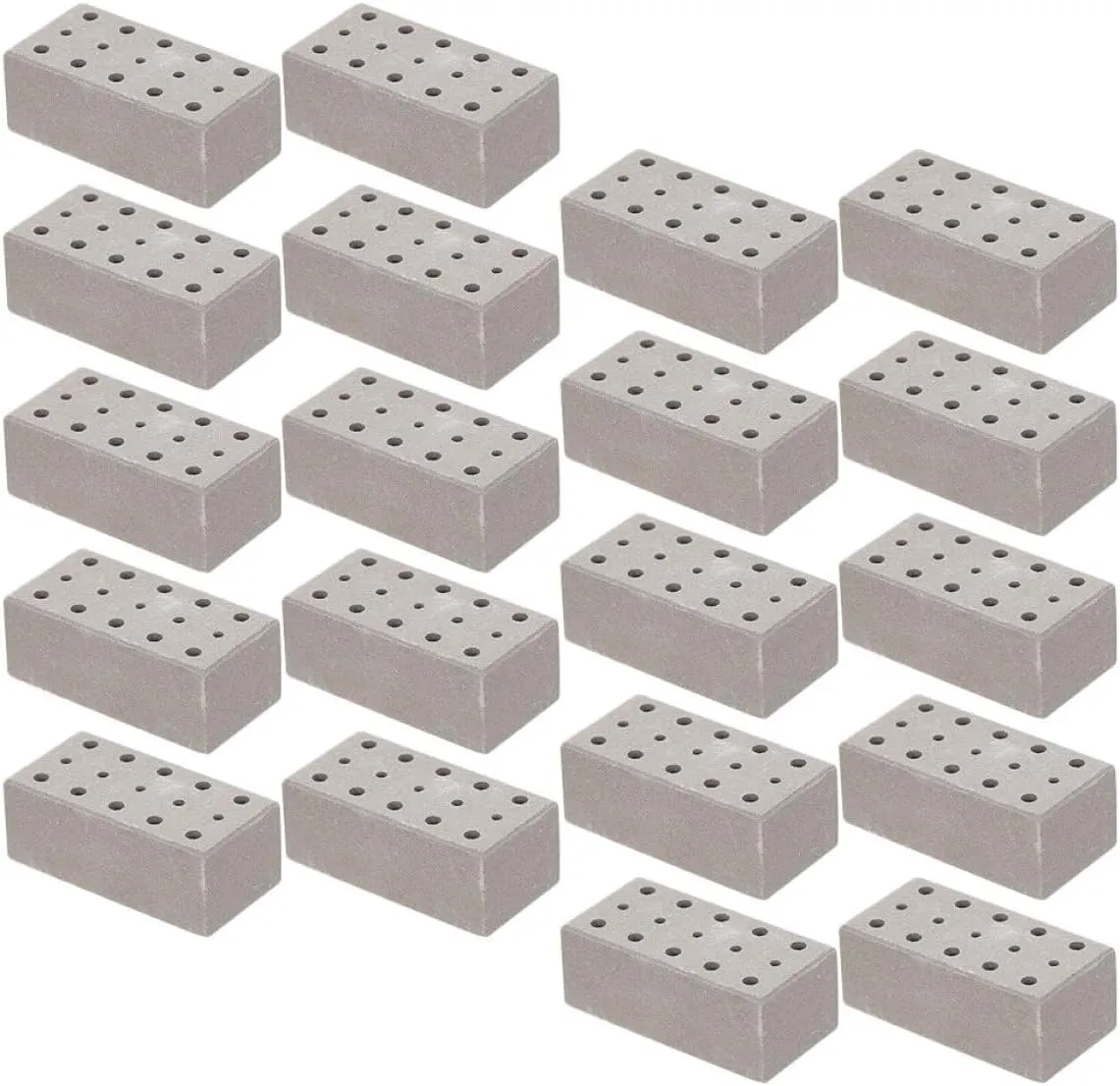 VANZACK Landscaping Mini Bricks 30pcs Miniature Bricks for Boys and Girls DIY Building Blocks