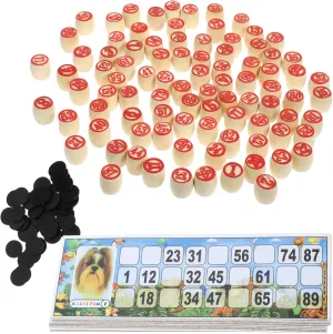 Vintage Russian Bingo Board Russian Lotto Game 1 Set Chess Game Family Entertainment
