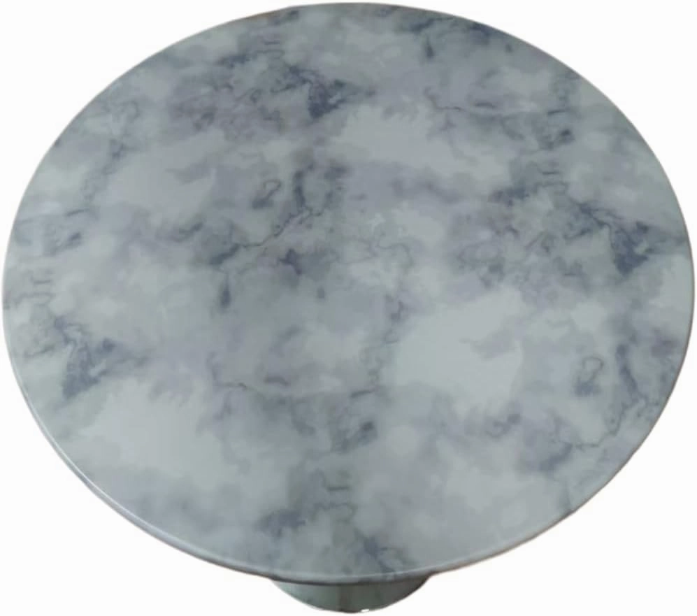Waterproof Tablecloth Elastic Edged Tablecloth Wipeable Table Cloth Table Cover for Outdoor, Patio, Kitchen and Dining Room Marble Pattern 31" Inch Round Tight Fit
