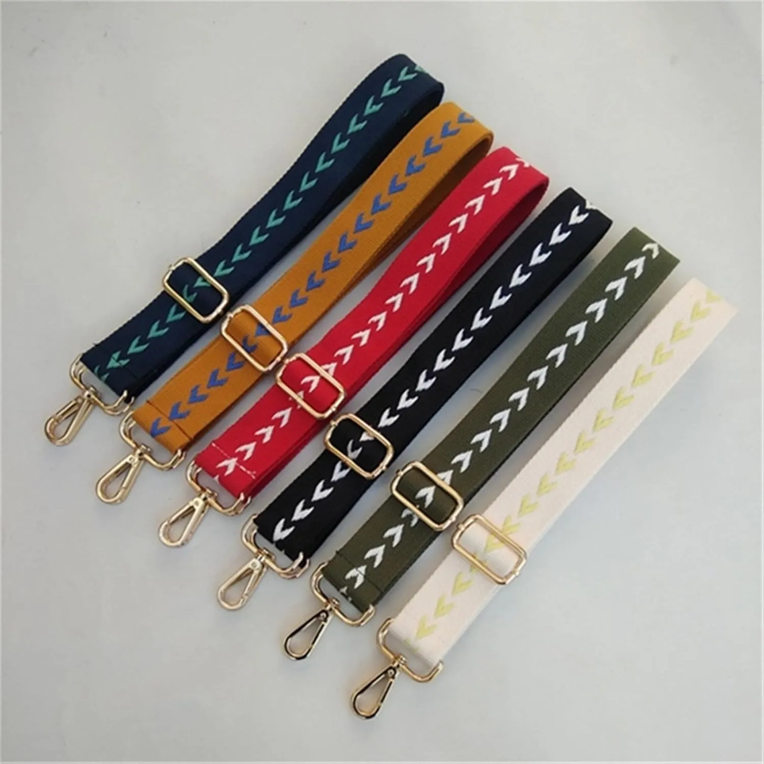Webbing 4Meters 38mm Polyester Cotton Jacquard Webbings Tapes Backpack Bag Strap Belt Ribbons DIY Garment Sewing Tape Bias Binding(03)