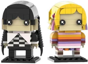 Wednesday and Enid 2-in-1 Model 324 Pieces from TV Series MOC Build Gift for Age 18 