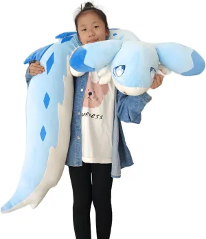 Weighted Giant Chillet Stuffed Animal, Pal-World Plush Toys, Cute Chillet Cuddle Pillow Dolls, Large Stuffed Animals 4FT, Stuffed Animals for Girls (Chillet 47 Inch)