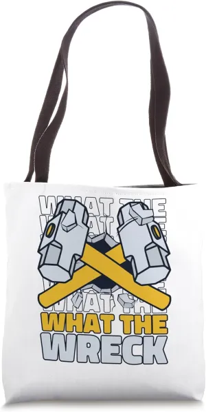 What The Wreck Home Improvement Experts House Demolition Tote Bag