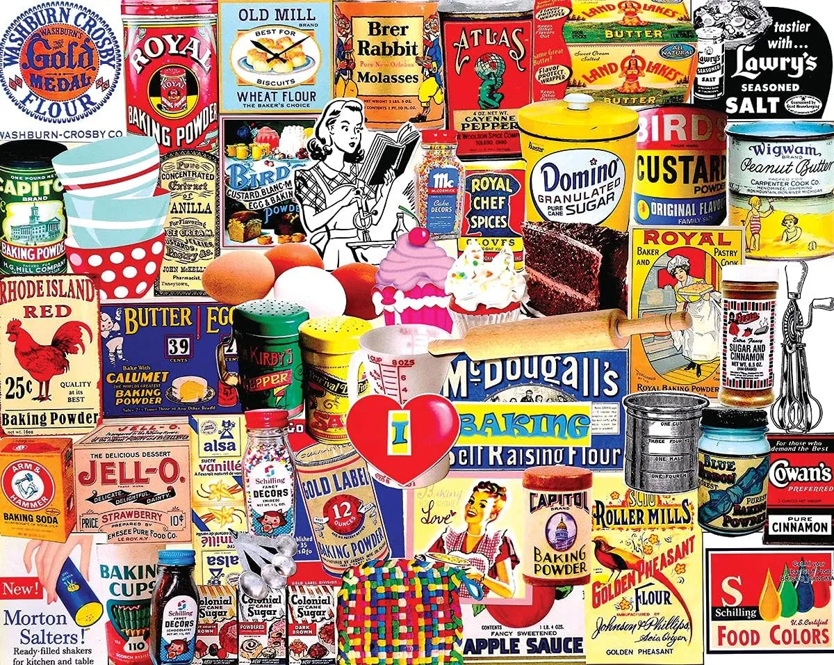 White Mountain Puzzles I Love Baking, 1000 Piece Jigsaw Puzzle