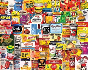 White Mountain Puzzles Foods We Loved - 1000 Piece Jigsaw Puzzle