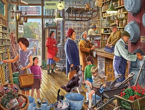 White Mountain Puzzles The Hardware Store - 500 Piece Jigsaw Puzzle, 144 months to 1188 months