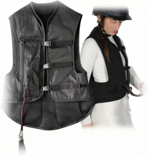 Women/Men Horse Riding Airbag Vest Equestrian Riding Jacket 0.1S Trigger Airbag, Reusable/easy To Clean