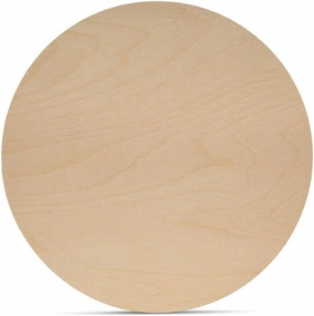 Wood Circles 10 inch, 1/8 Inch Thick, Birch Plywood Discs, Pack of 10 Unfinished Wood Circles for Crafts, Wood Rounds by Woodpeckers
