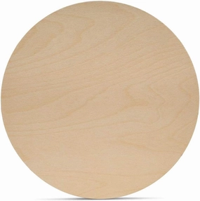 Wood Circles 13 inch, 1/8 Inch Thick, Birch Plywood Discs, Pack of 5 Unfinished Wood Circles for Crafts, Wood Rounds by Woodpeckers