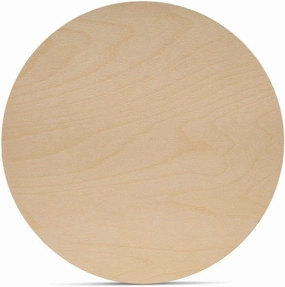 Wood Circles 14 inch, 1/8 Inch Thick, Birch Plywood Discs, Pack of 2 Unfinished Wood Circles for Crafts, Wood Rounds by Woodpeckers