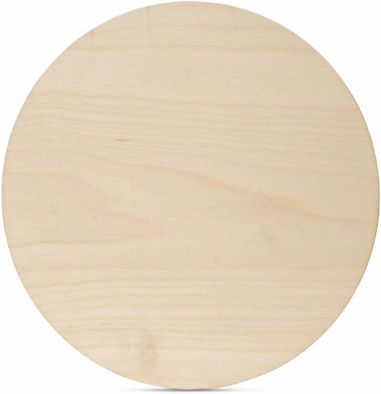Wood Circles 15 inch, 1/8 Inch Thick, Birch Plywood Discs, Pack of 2 Unfinished Wood Circles for Crafts, Wood Rounds by Woodpeckers