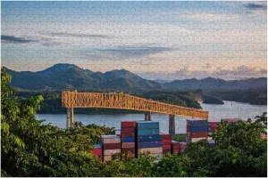 Wooden Jigsaw Puzzles for Adults 1000 Pieces Canal Waterway Pictures Royalty Photos Fun and Challenging Board Puzzles Large Educational Game Kids Toys Gift Home Decor