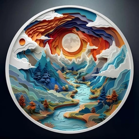 Wooden Puzzles for Adults, 3D Vision Inside Cave (M-200pcs) Wooden Jigsaw Puzzles Kids, Unique Shaped Animal Wood Puzzles, Wooden Animal Puzzles Birthday Gifts Family Game 11.4 * 11.4in
