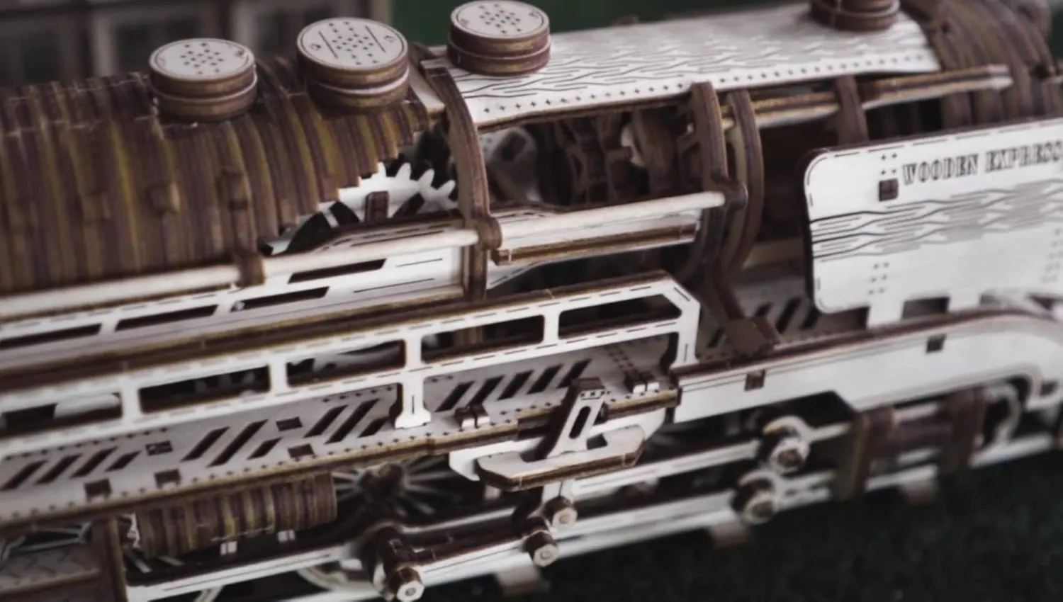 WOODEN.CITY Train Model Kits for Adults - 3D Wooden Puzzles - Trains for Adult - Made in EU