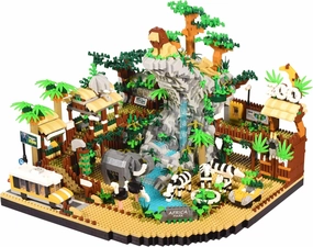 XIU Zoo Building Blocks Kit,(4800pcs) Animal Park Building Set with Animal Figures, MOC Building Toy Playset,Birthday Gift Idea for Kid Girls Boys 8 10 12 14