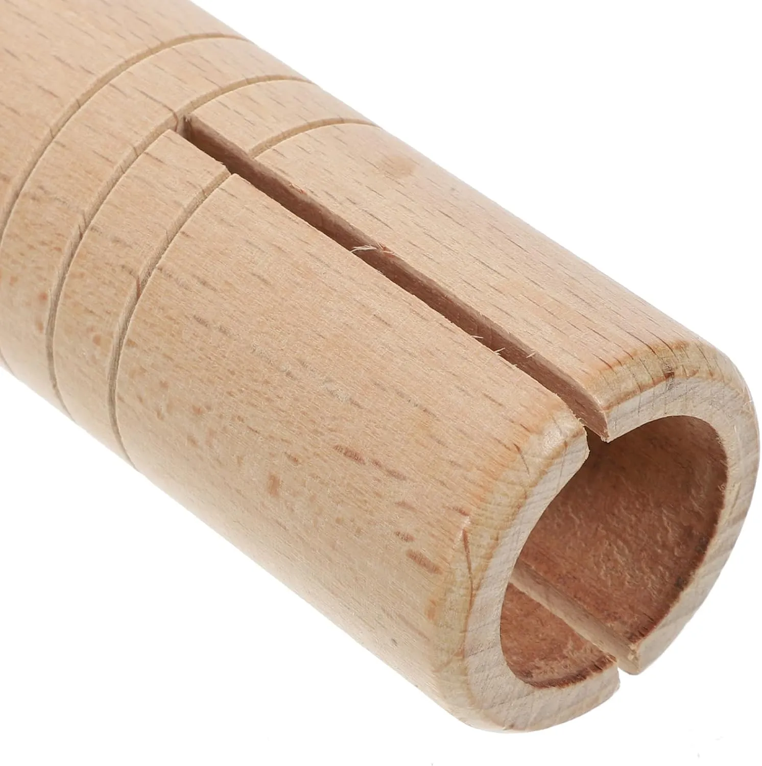 Yardwe 1 Set Preschool Musical Instrument Wooden Guiro Rod for Percussion for Develop Rhythm Skills and Enhance Musical Awareness