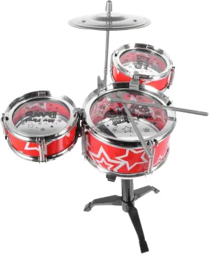 YARNOW 1 Set Preschool Jazz Drum Set Beginner Educational Playset Drum Simulation Instrument for Fun Music Development Activity