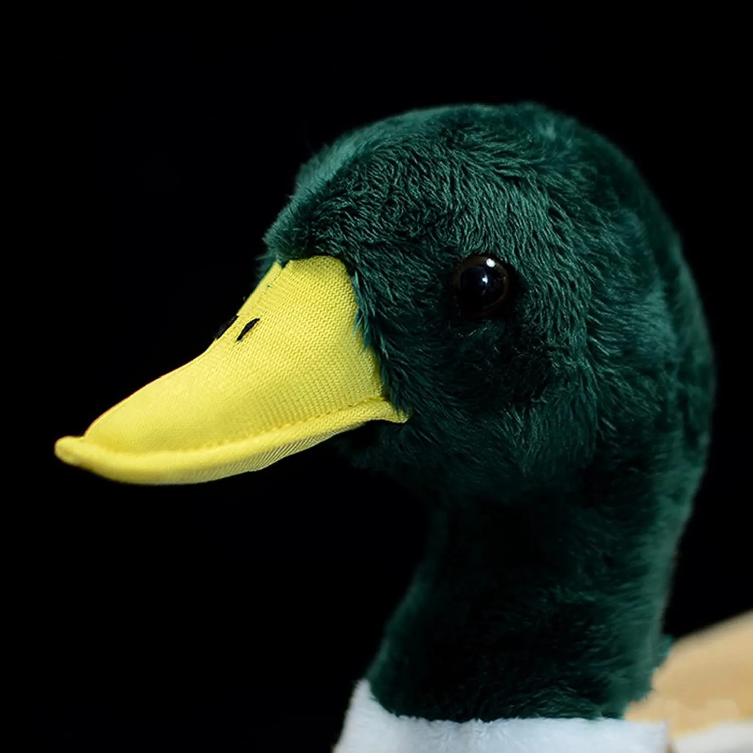 ZHONGXIN MADE Simulation Mallard Duck Plush Toy Stuffed Animals - Soft Realistic 13” Green Mallard Duck Doll, Cute Toys Real Plushie Toy Home Decoration, Unique Plush Gift Collection for Kids